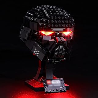 Lightailing Led Light Compatible with Lego 75343 Star Wars Dark Trooper Helmet Building Blocks Model - NOT Included The Model Set