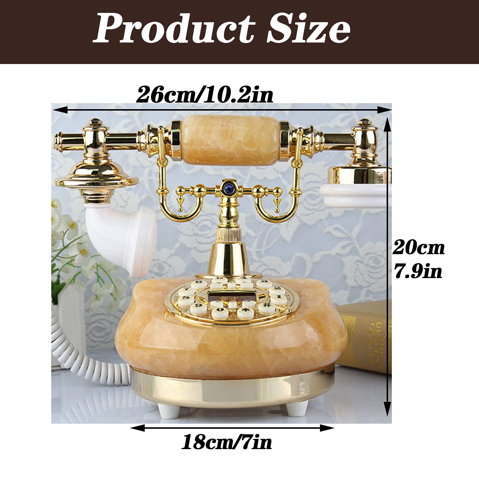 Amazon | 装飾用電話 ヴィンテージ電話 レトロ アンティーク電話