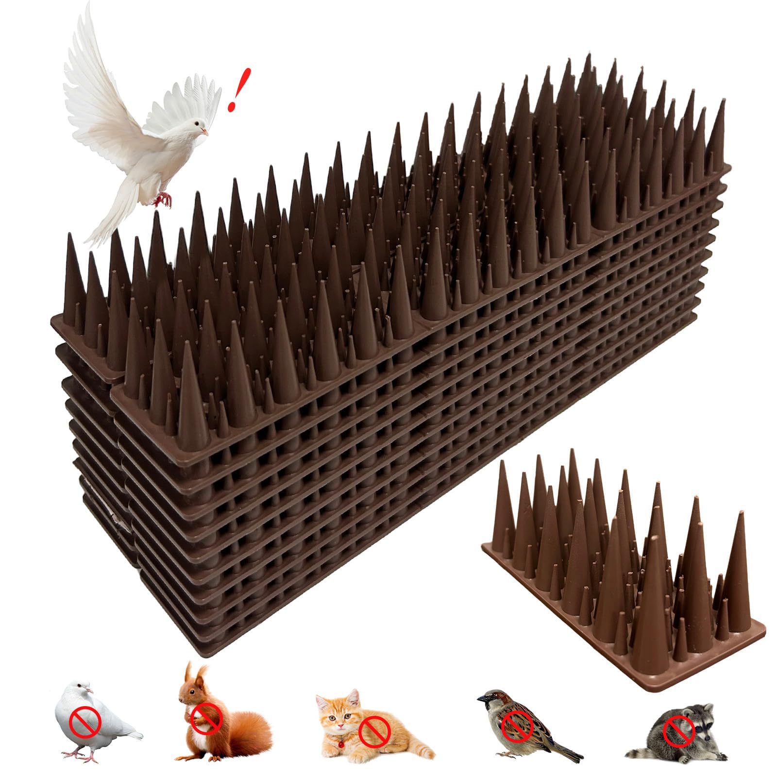 SMD35 Plastic Bird Spikes 20 Pack