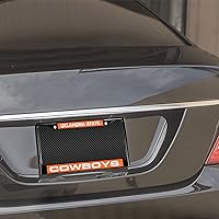 Vista 78 de Rico Industries NCAA Black Laser Cut Chrome Frame 12" x 6" Black Laser Cut Chrome Frame - Car/Truck/SUV Automobile Accessory