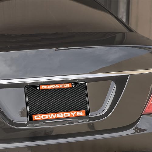 Miniatura 78 de Rico Industries NCAA Black Laser Cut Chrome Frame 12" x 6" Black Laser Cut Chrome Frame - Car/Truck/SUV Automobile Accessory