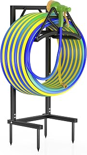 Freestanding garden hose holder image