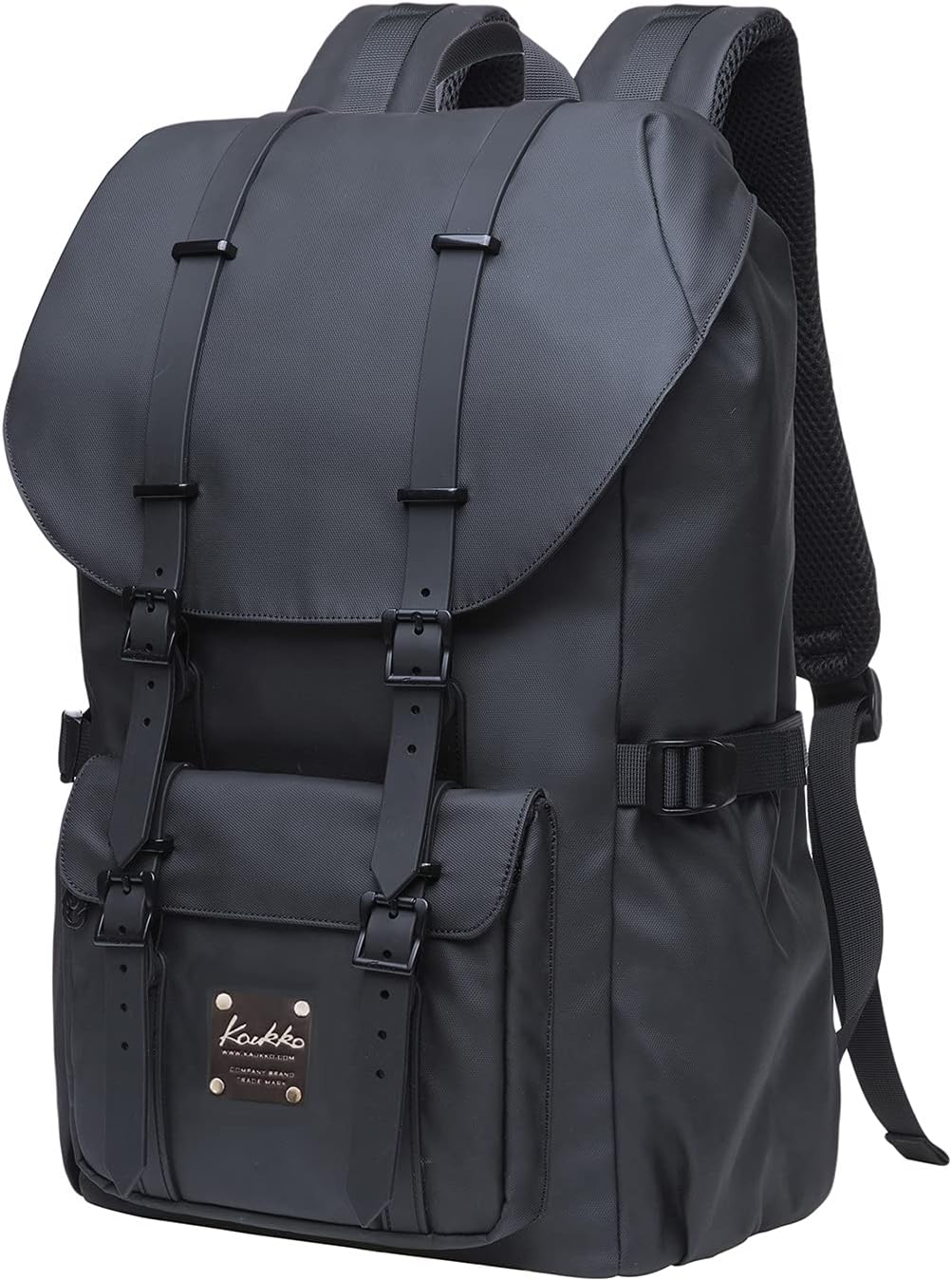 Travel Laptop Backpack, Outdoor Rucksack, School backpack Fits 15.6"(Nylon Black) : Electronics