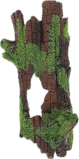 BESTOYARD Casa De Esconderijo Para Répteis 4 Unidades Esconderijo Caverna Tanque De Peixes Tronco De Árvore Répteis Cabana De Madeira Ornamento Tanque De Peixes Decoração De Casa