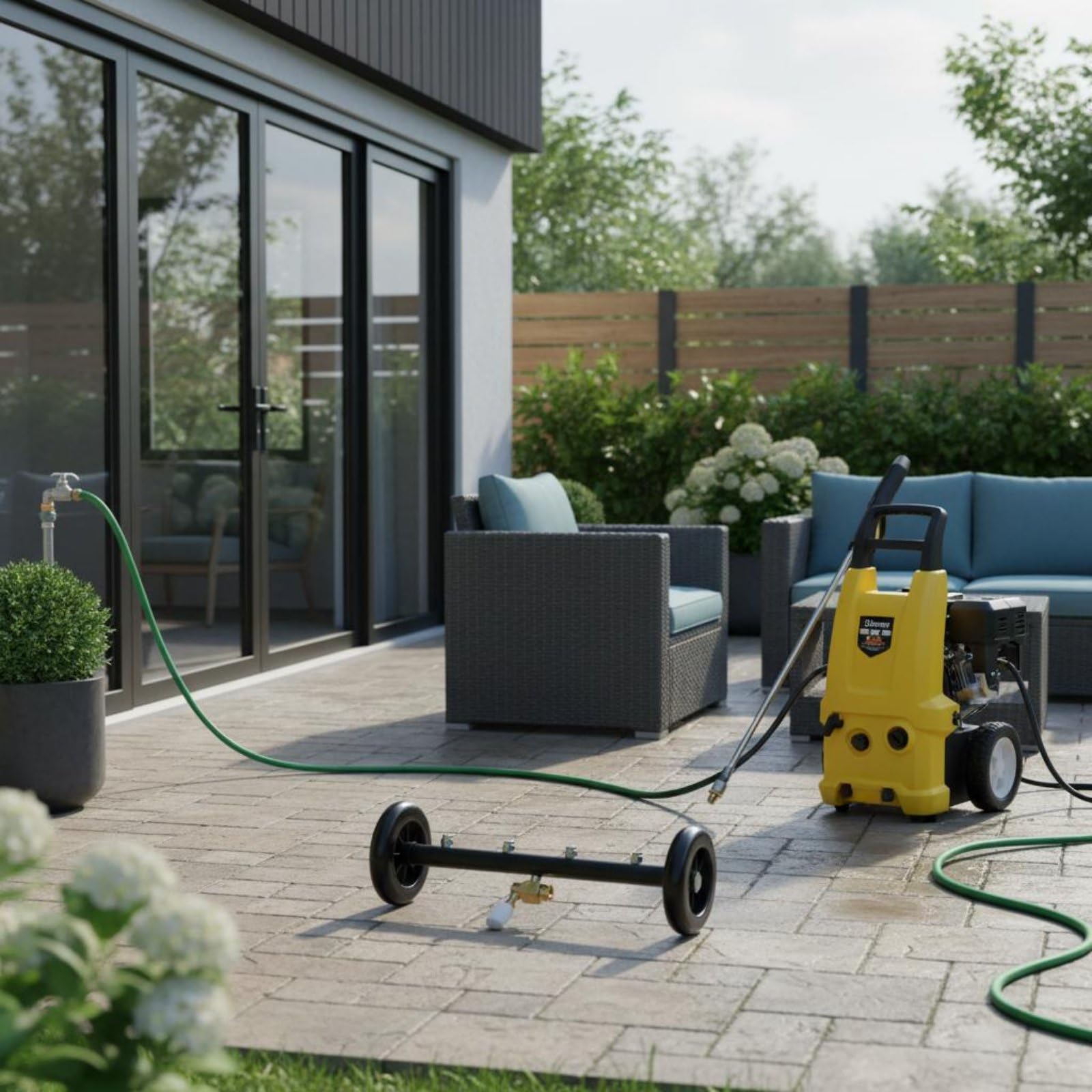 Limpiador de Alta Presión Adaptable para Vehículos con de Precisión Cabezal Giratorio Material Acero Inoxidable y Conexión Universal Adecuado para, 7-Hole Cleaner