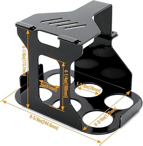 Miniatura 10 de KUAFU Bandeja de batería para camión, soporte de batería compatible con Optima Group 3478, bandeja de batería, soporte de batería de metal desnudo