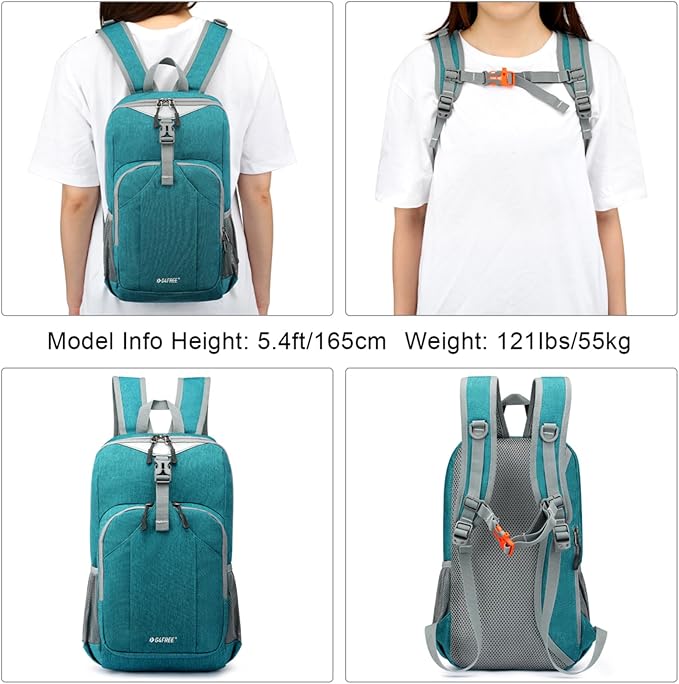 Mochila G4Free Mini 10L Senderismo Ligera Portátil Hombres Mujeres miniatura 8