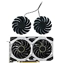 KIKIFAN 2pcs 87mm PLD09210S12HH 1660 Super GPU Fan for MSI GeForce GTX 1660 Super 1660Ti RTX 2060 Ventus XS OC Cooling Graphics Card Fan gallery image