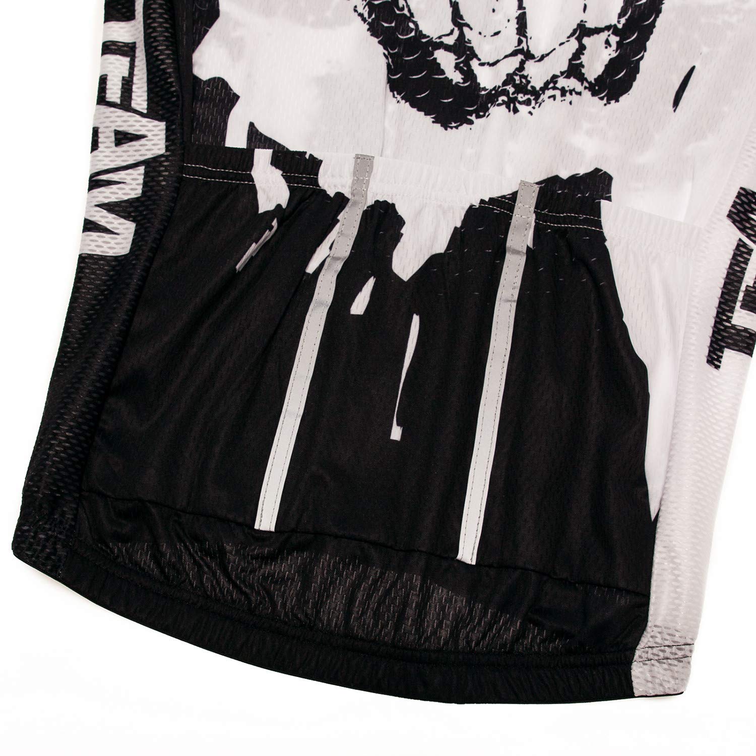 Maglia da ciclismo da uomo, senza maniche, S-3XL, riflettente, 3 tasche