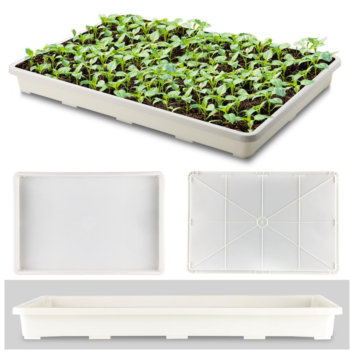 Snapklik.com : RooTrimmer 5 Pack Nursery Pot Tray, Carrying And Holding ...