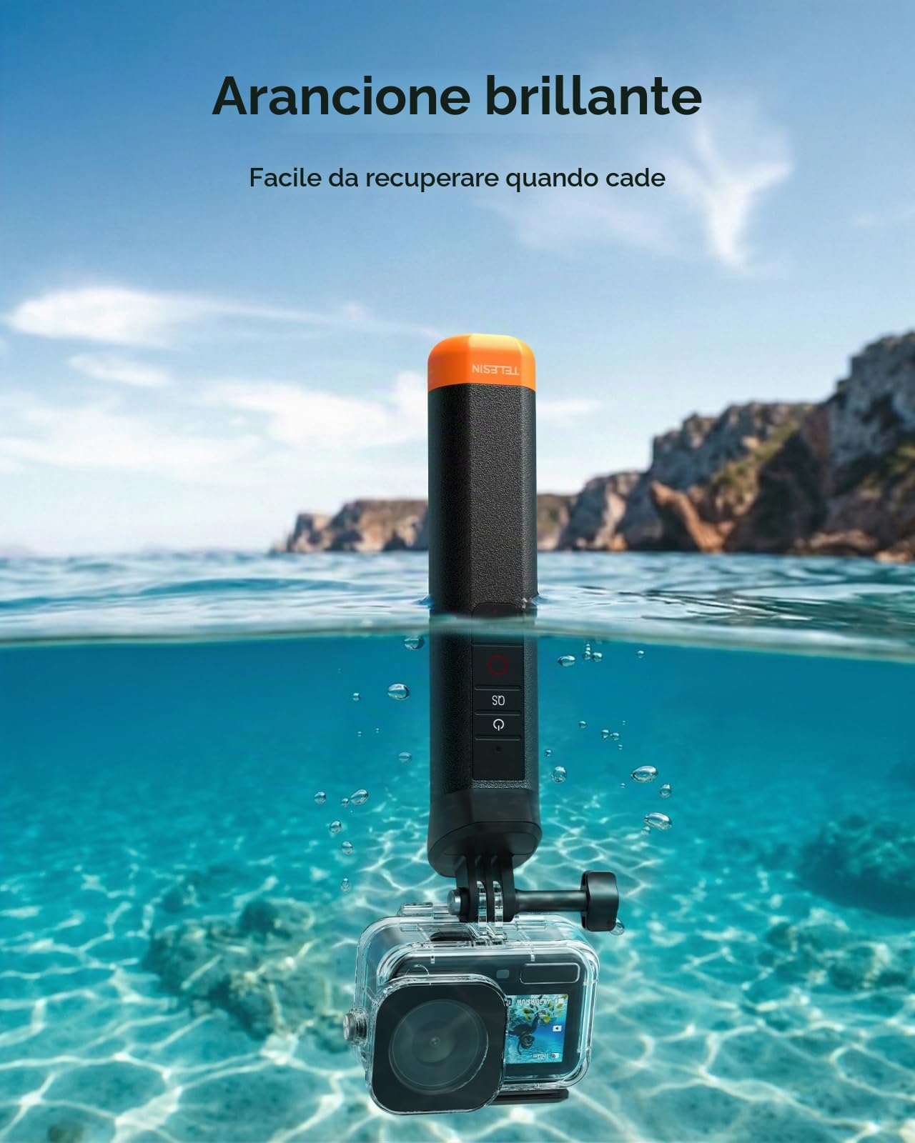TELESIN Filtro Black Mist 1/4 per DJI Osmo Action 5 Pro/4/3, vetro HD | Vetro ottico HD multistrato | Ammorbidisce pelle e alte luci | Ideale per rapidi cambi di luce | Per i viaggi | Vlog e video