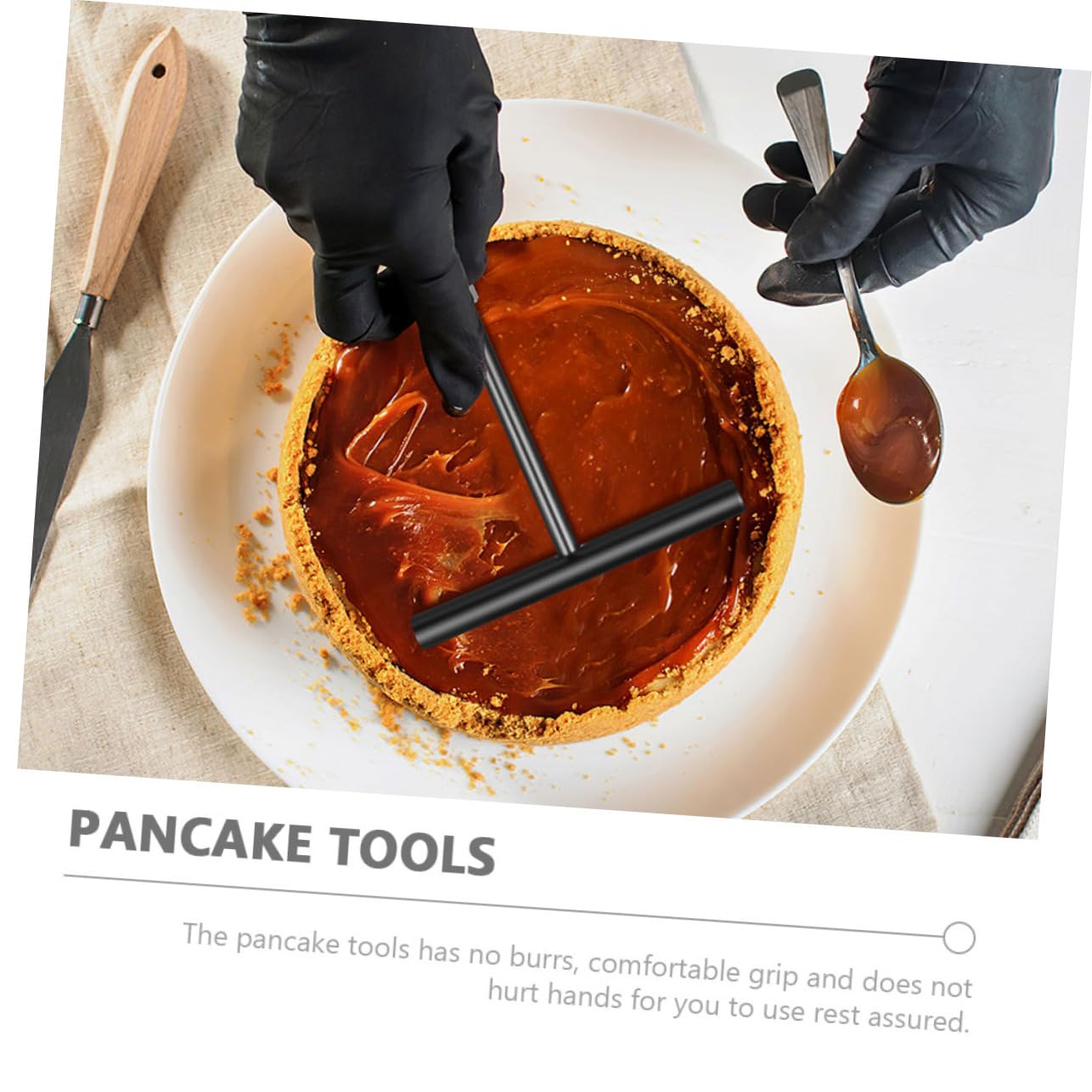 2juegos Utensilios Para Hacer Crepes De Acero Inoxidable Espátula y Esparcidor Herramienta Para Pancakes y Tortitas Cocina y Repostería