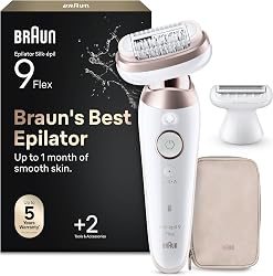 Braun Silk-épil 9 Flex, Epilator with 360 Degree Flexible…