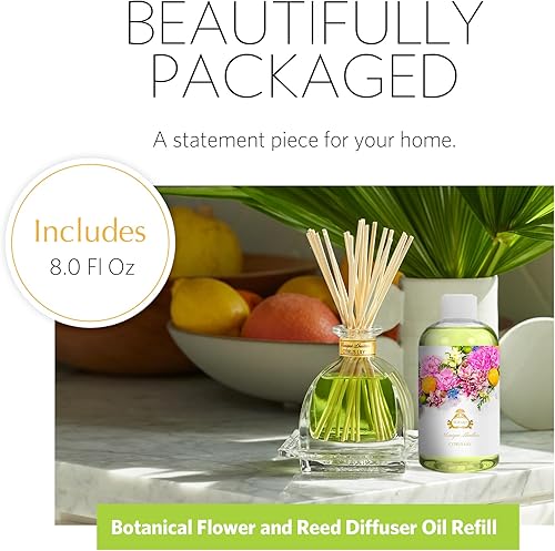 Miniatura 2 de AGRARIA Repuesto de difusor de junco, fragancia para el hogar de aceite perfumado, juego de regalo de difusor de aceite de caña para todas las