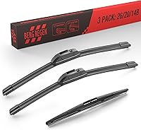 Vista 43 de BERG REGEN 22"+19" Limpiaparabrisas con juego de repuesto trasero de 10 pulgadas para Mazda CX-3 2016 2017 2018 2019 – Calidad genuina del OEM