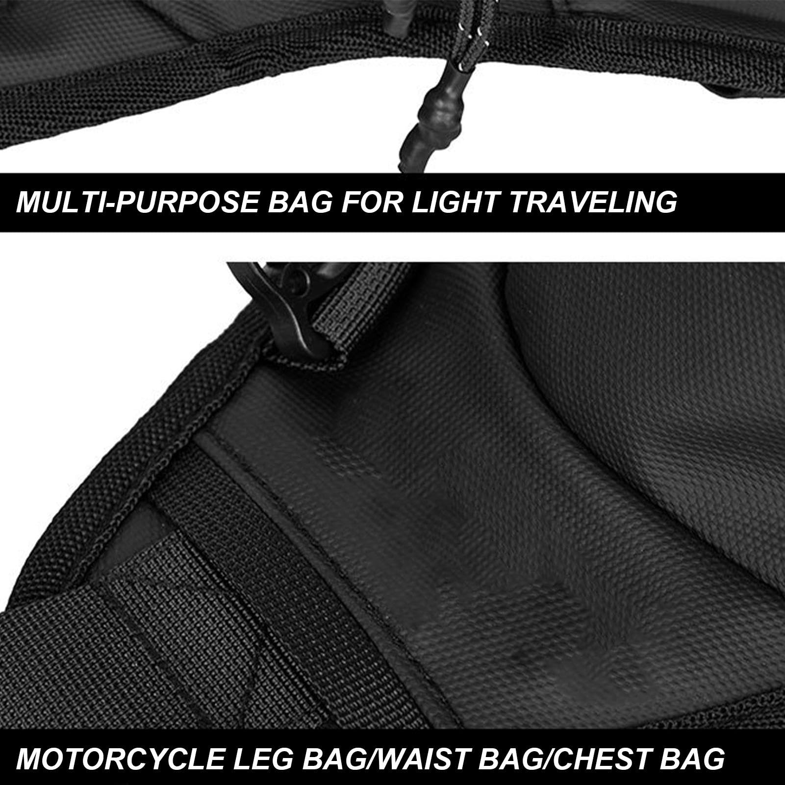 Hüfttasche, Beintasche, Outdoor, wasserdicht, Beingurt, Reitzubehör, mehrere Taschen, Hüfttasche für Motorradfahrer