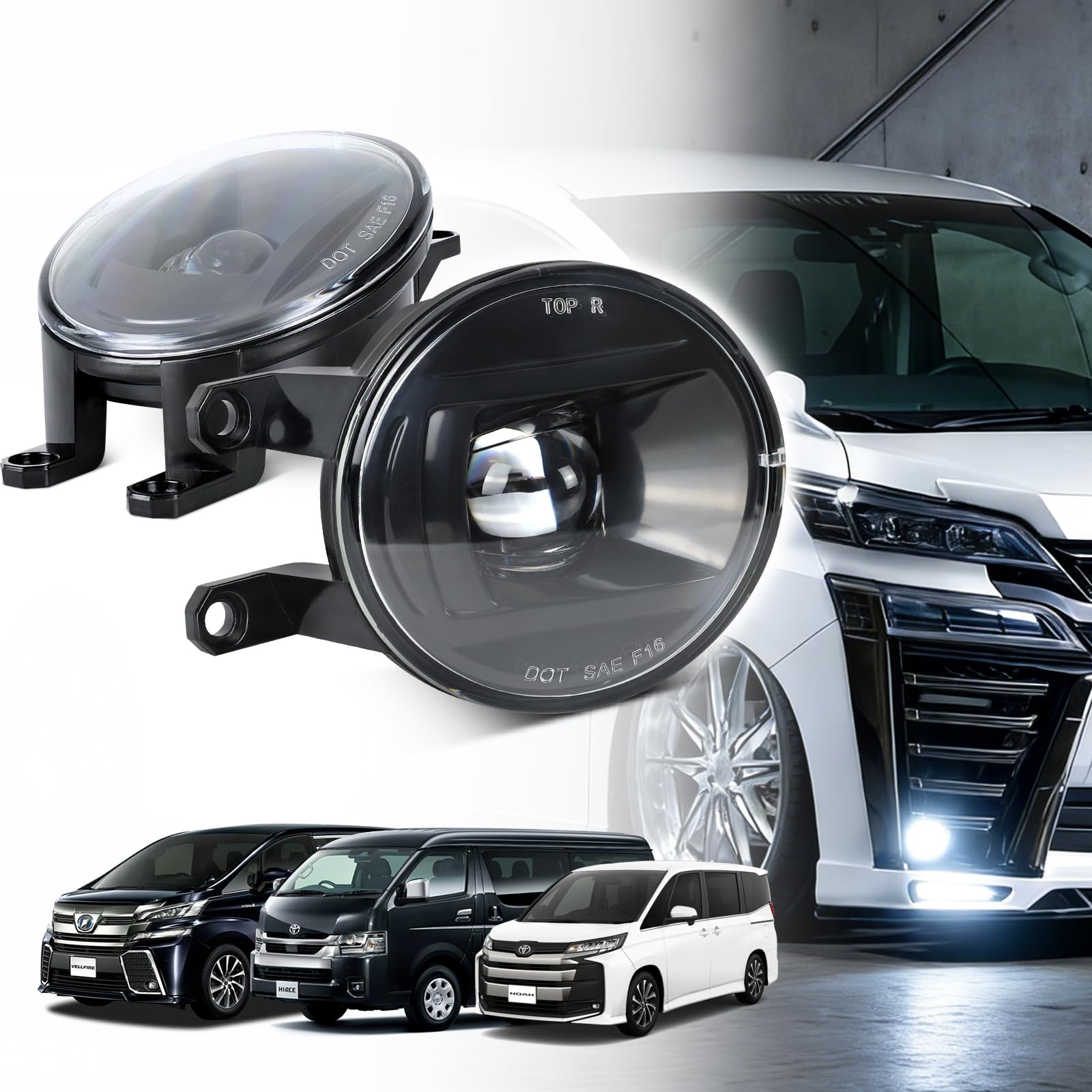 Amazon | OPPLIGHT ノア 80系 90系 フォグユニット トヨタ車 後期型