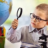 Vista 5 de Magnifying Glass 2PCS Handheld Reading Magnifier 90mm 5X Magnifier Portable Magnifying Lens for Reading Repairing Observation