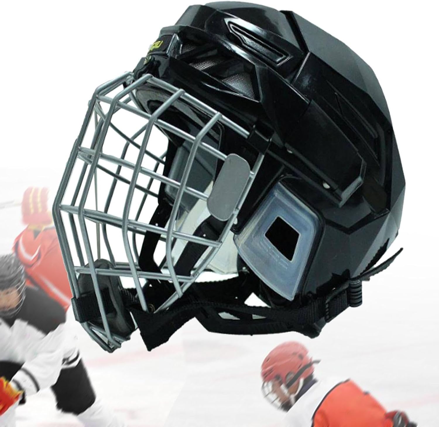 Generic Hockey Helmet Ice Skate Helmet Ice Hockey Helmet Hockey Skating Helmet for Match Exercise Practice Training
