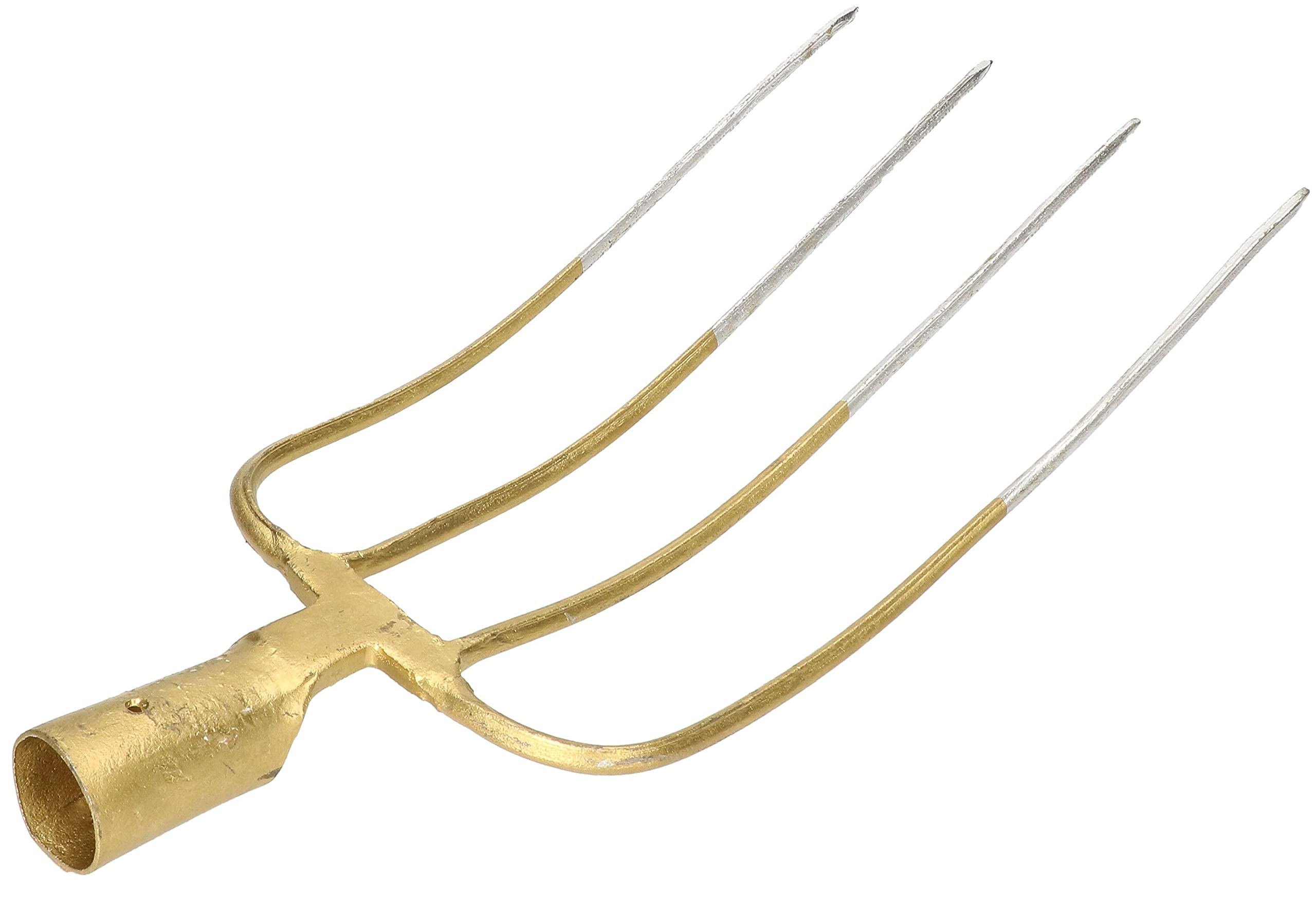 KOTARBAU® Fourche en acier à 4 dents pour travaux de jardinage
