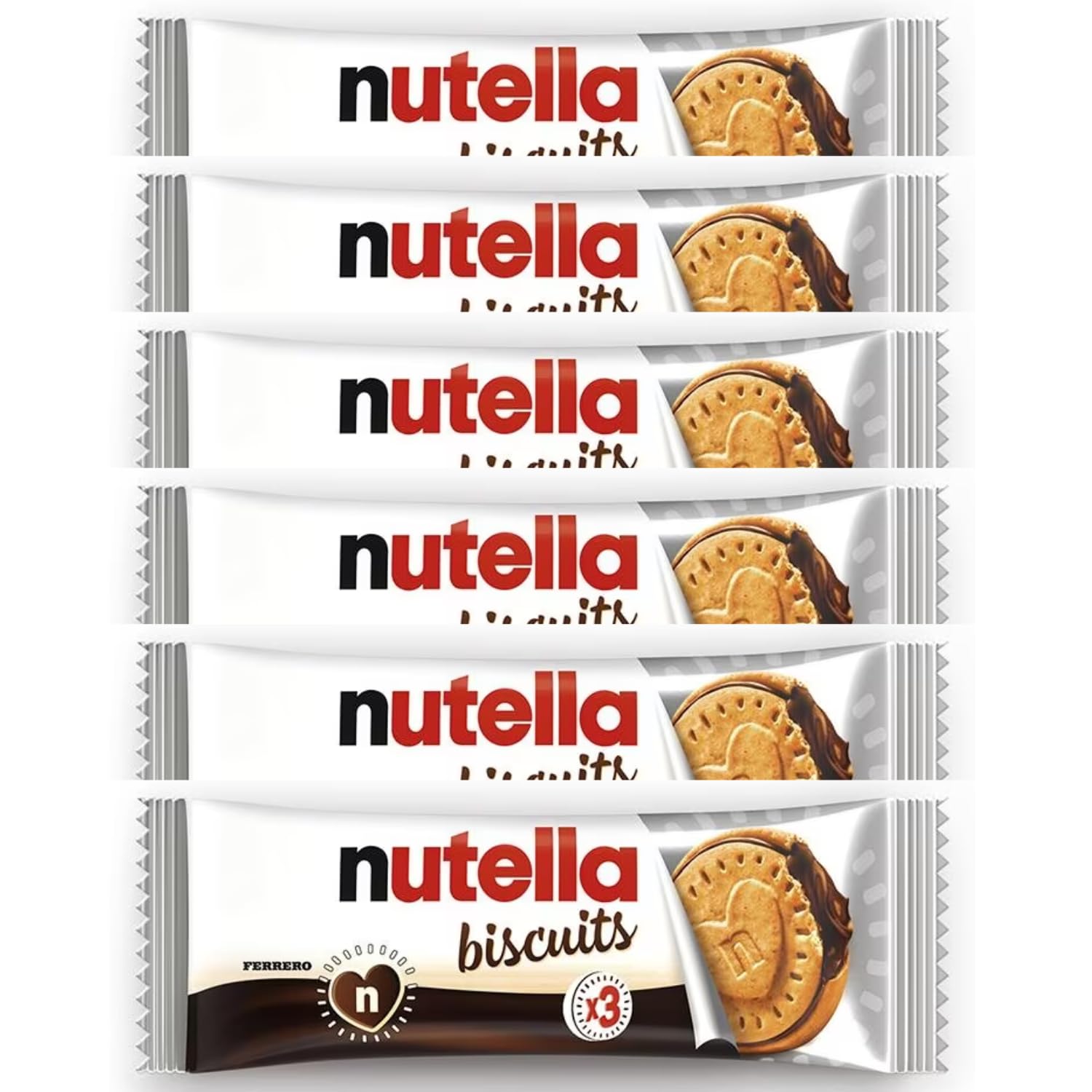 Nutellas Biscuits - Delicious Nutellas Cookies With Hazelnut Spread Filling In A Snack Pack Format, Nutellas Snacks 3 Biscuits, 41.4 grams (Imported) (Pack Of 6) (B0CVQJXFKH) Amazon Price History, Amazon Price Tracker