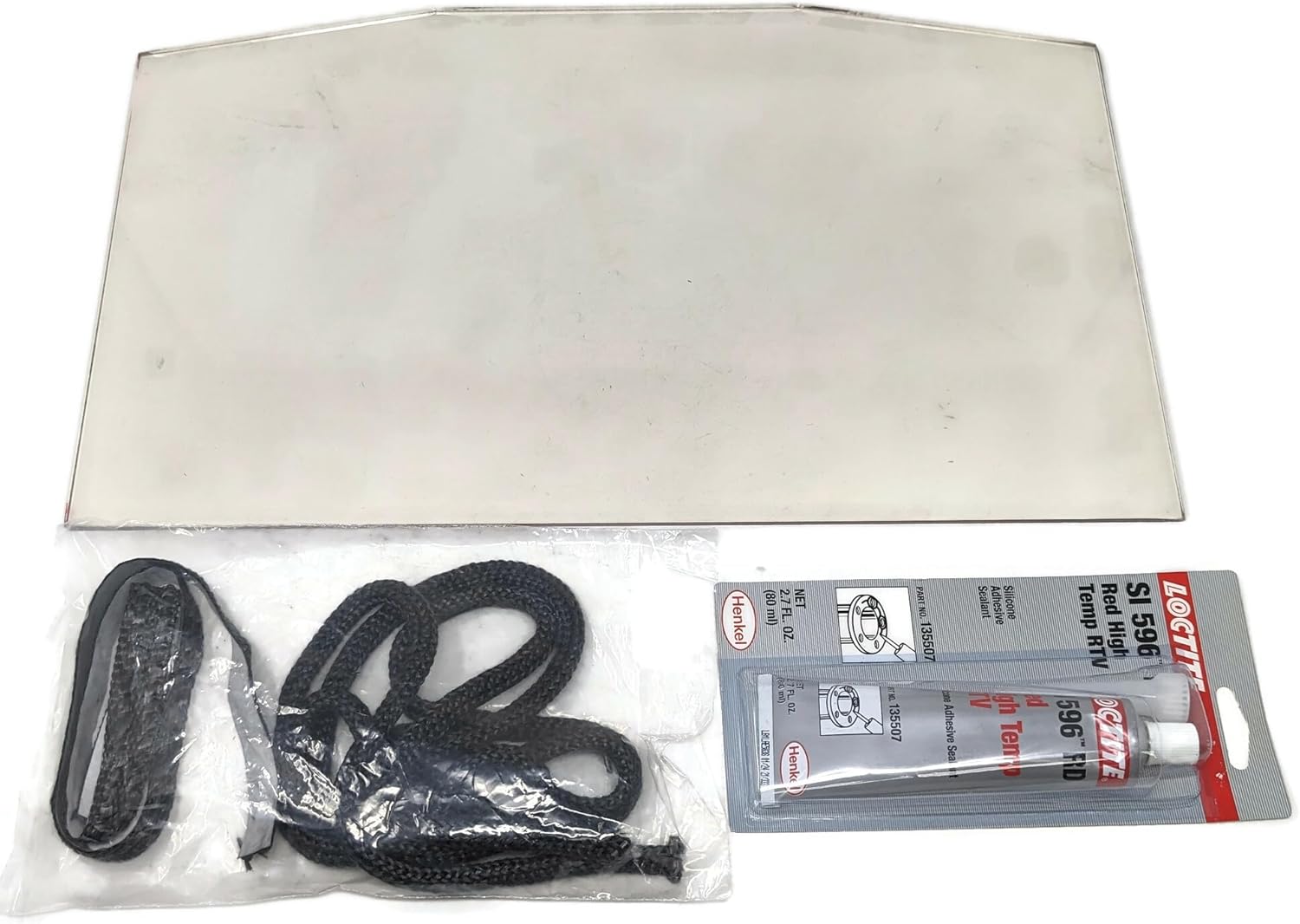 Midwest Hearth Ceramic Door Glass and Gaskets for Timberwolf Wood Stoves W010-2325