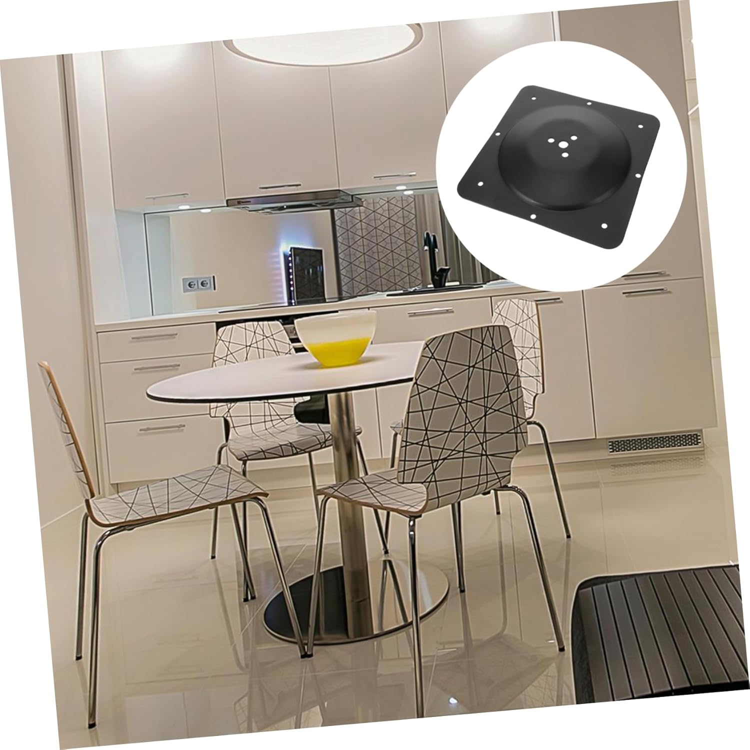 Table Leg Hardware Set Adjustable Legs for Tables Furniture Repair Flat Mounting Plate