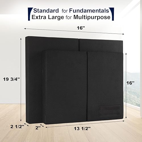 Miniatura 2 de StrongTek 2-in-1 Non-Slip Balance Pad - High-Density Foam Cushion, Supportive Exercise Mat & Knee Pad for Core Training, Yoga, Pilates, Physical