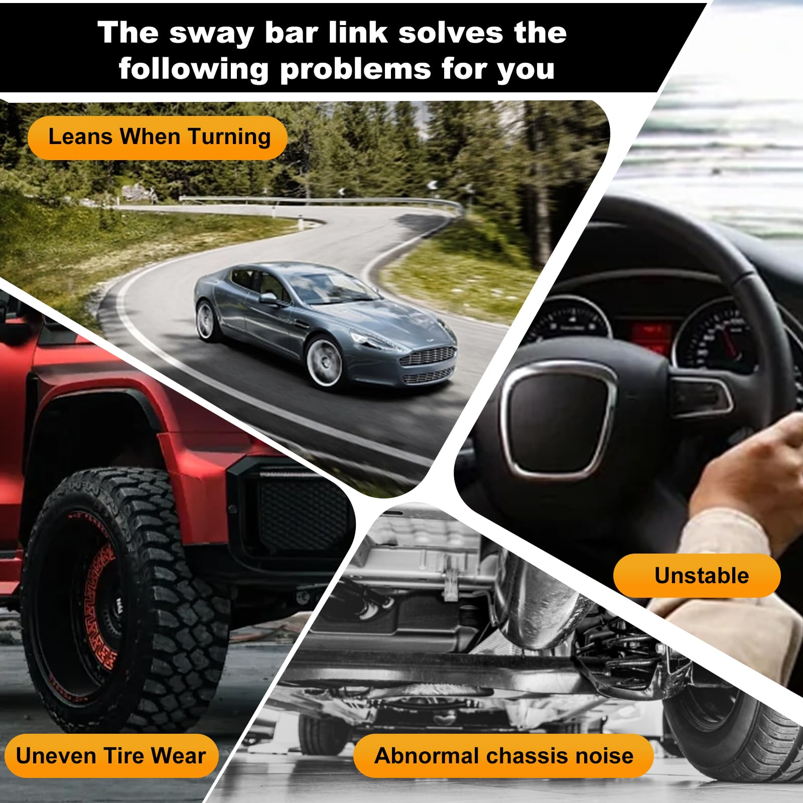 MYSMOT K750095 K750094 - Enlaces De Extremo De Barra Estabilizadora Delantera Para Nissan Altima 2007-2021 Maxima 2009-2014 Murano 2009-2021 Pathfinder 2013-2020 Quest 2011-2017 Rogue 2008-2008-2021