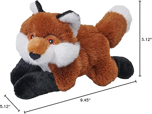 Miniatura 2 de Wild Republic Ecokins Mini, zorro rojo, animal de peluche, 8 pulgadas, regalo para niños, juguete de peluche, hecho de botellas de agua recicladas