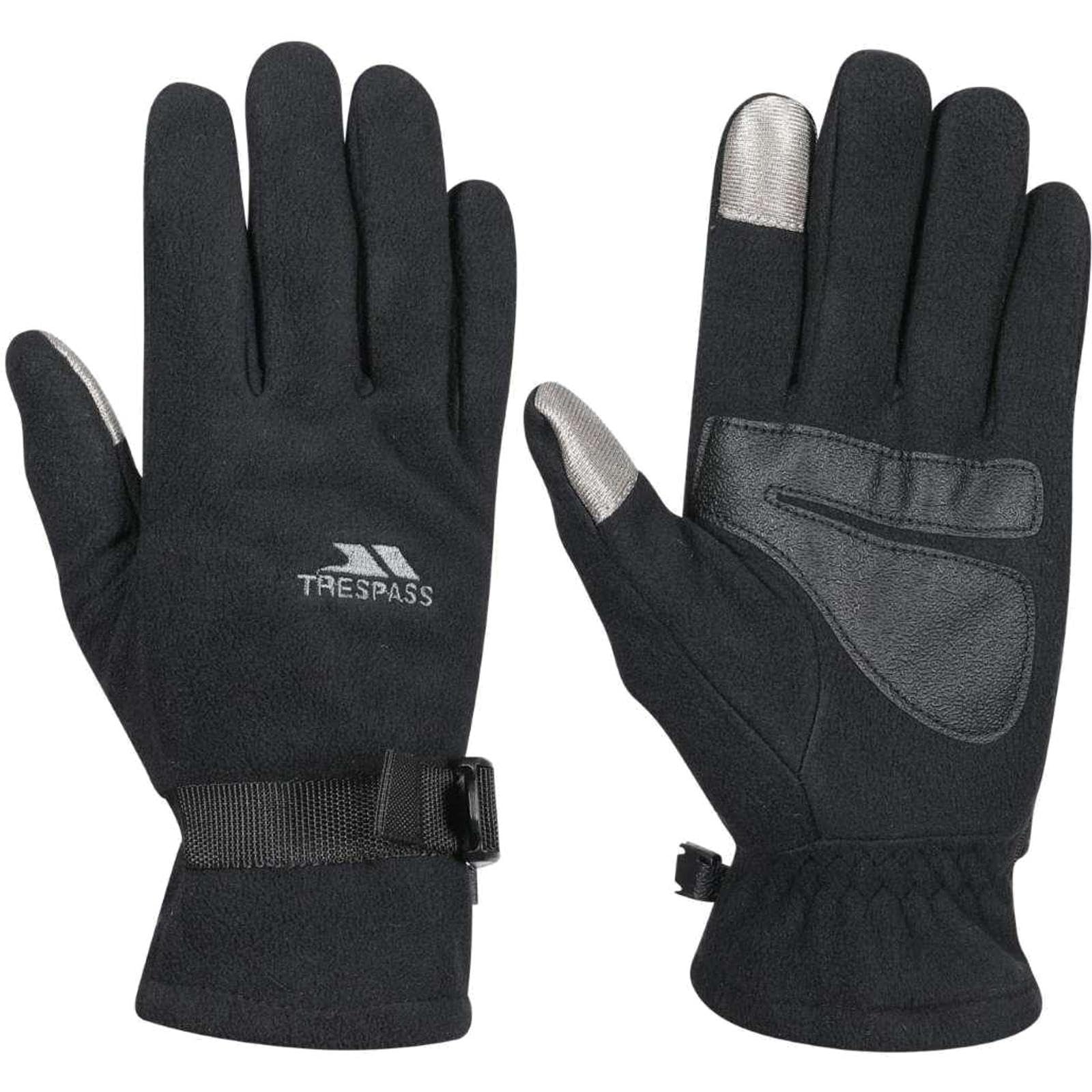 Trespass Unisex Black Waterproof Gloves Contact