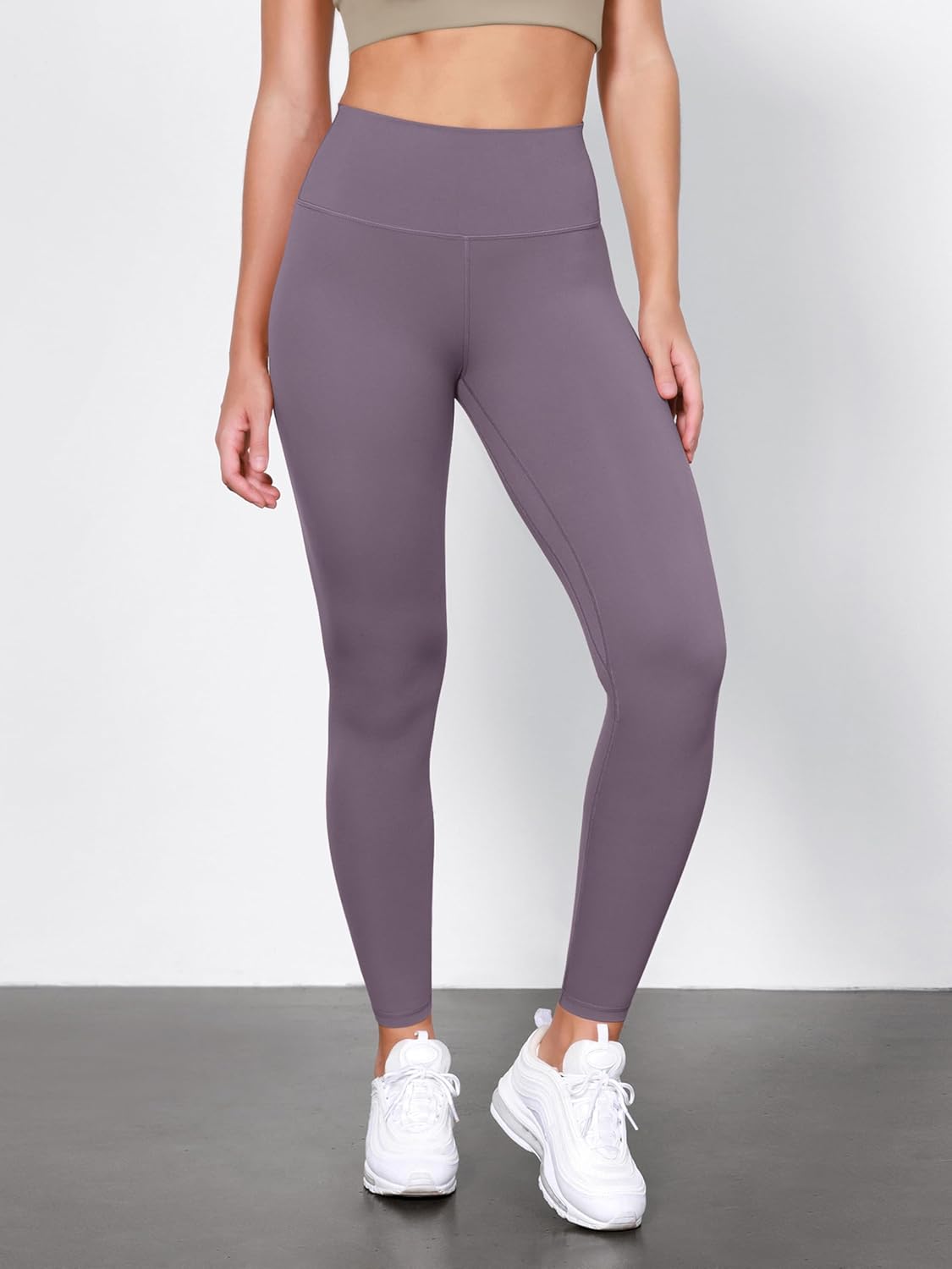 ODODOS Tummy Control Compression Leggings for Women, 25" / 28" High Waist Workout Running Yoga Pants - Image 2