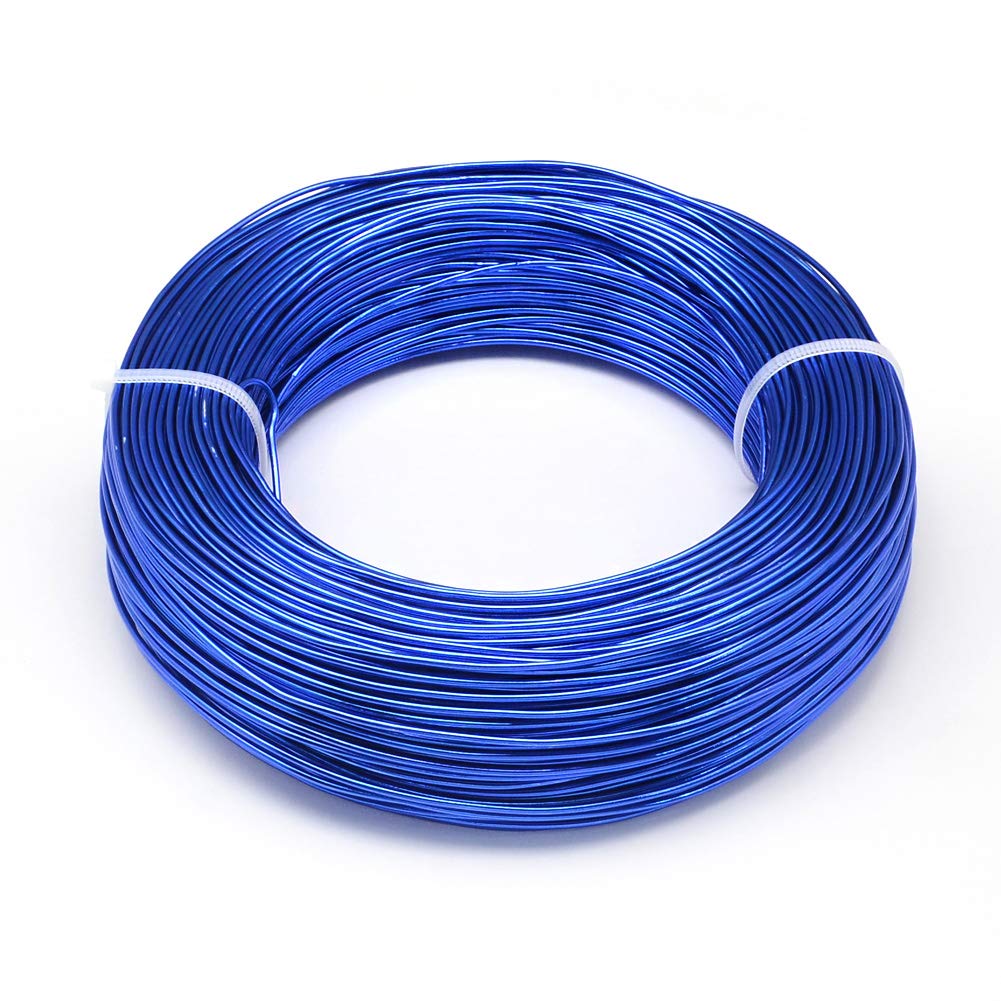 Beadthoven 18 Gauge (1mm) Aluminum Craft Wire 656 FT Bendable Flexible Metal Beading Wire for Jewelry Making Wrapping Floral Sculpting