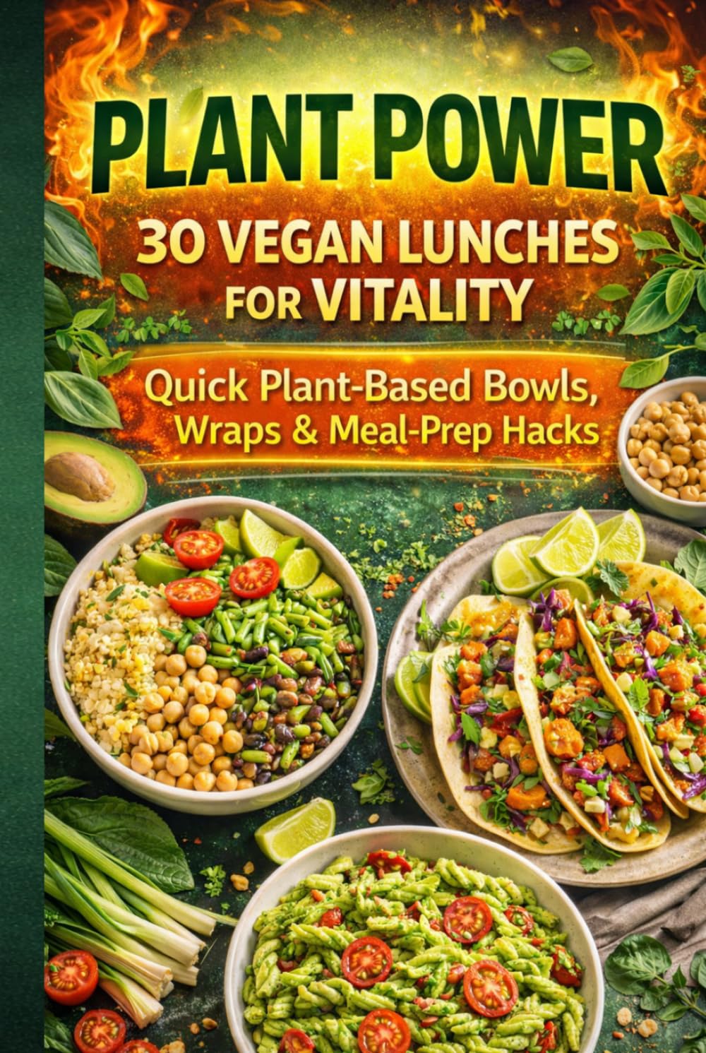 Plant Power: 30 Vegan Lunches for Vitality: Quick Plant-Based Bowls, Wraps & Meal-Prep Hacks (Plant Power Series – Easy Vegan Cooking for Every Day)