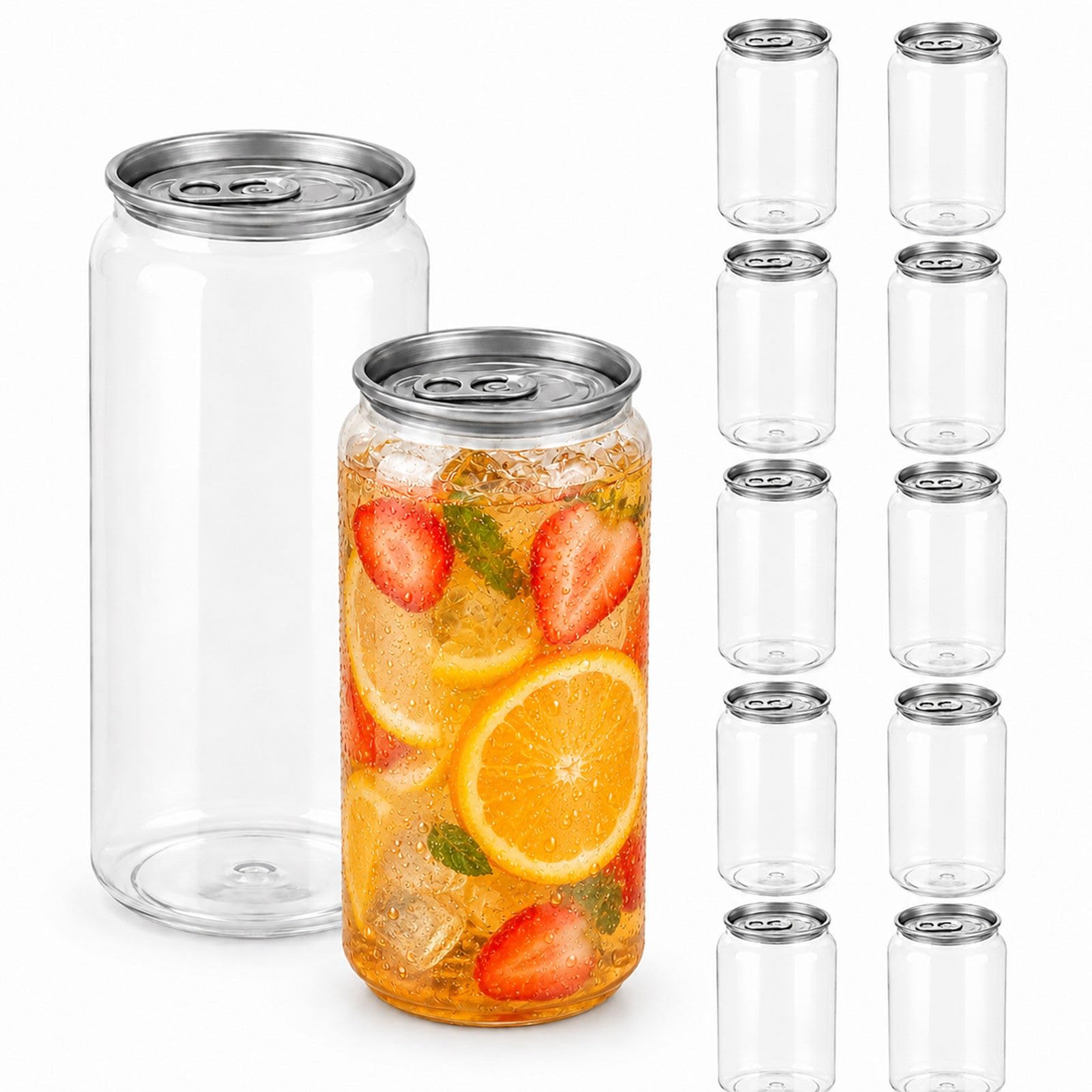Lattine 55 mm in PET per Bevande 650mL200Pack