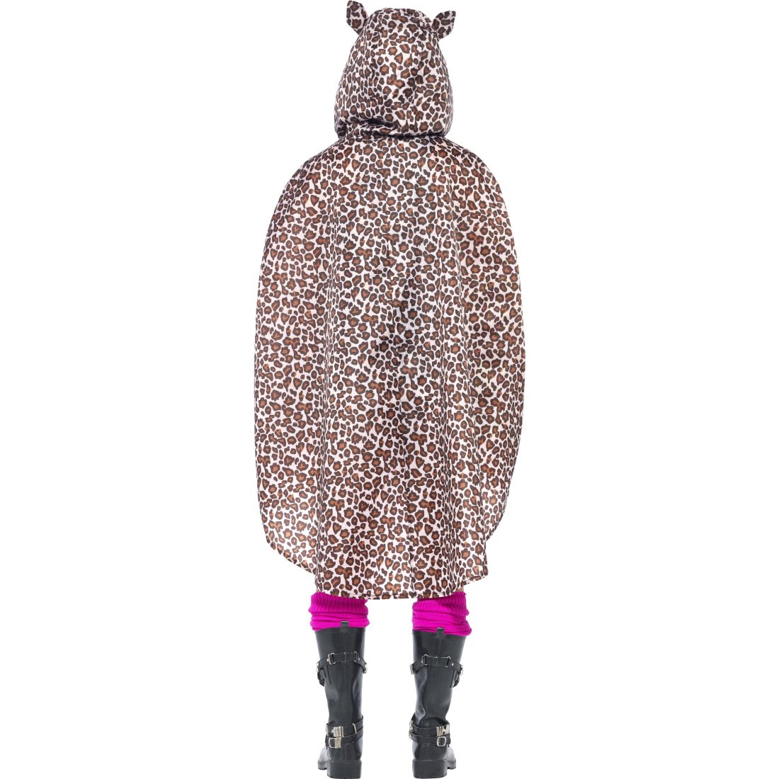 KtbeYTi 2 Stück Regencape leo Leoparden Regenmantel Regenponcho Damen