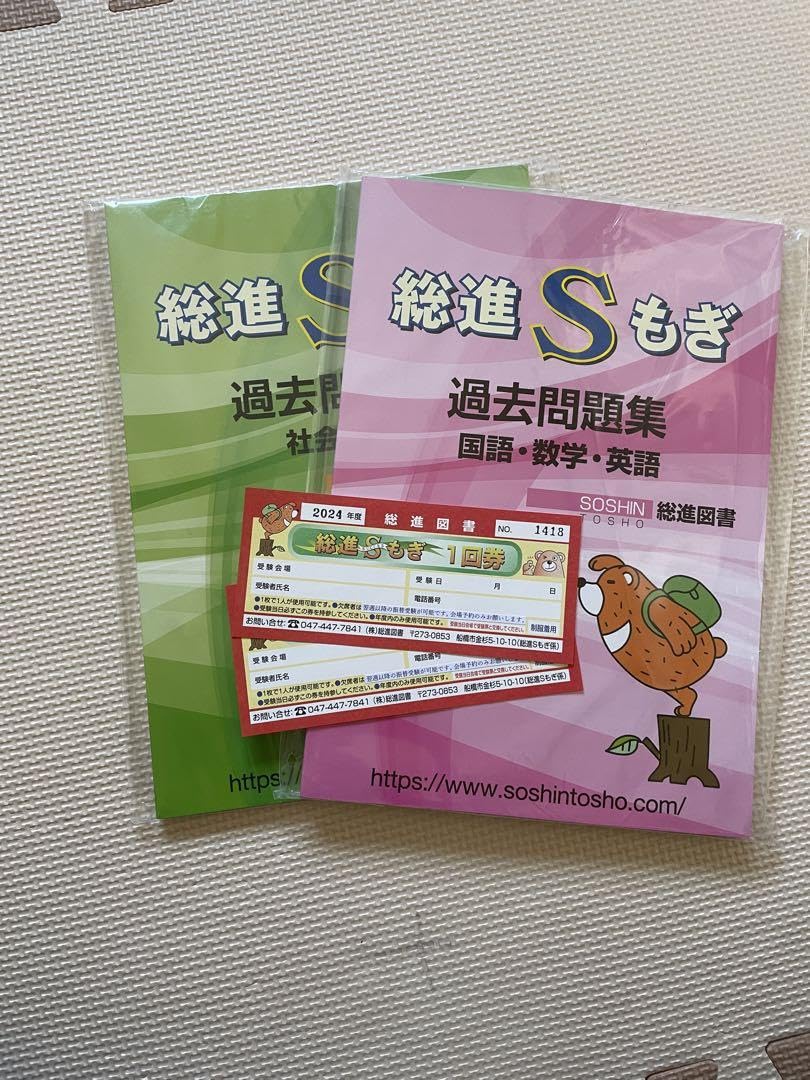 Amazon.co.jp: 総進s模擬過去問集 s模擬回数券 2回分 JGEB : おもちゃ
