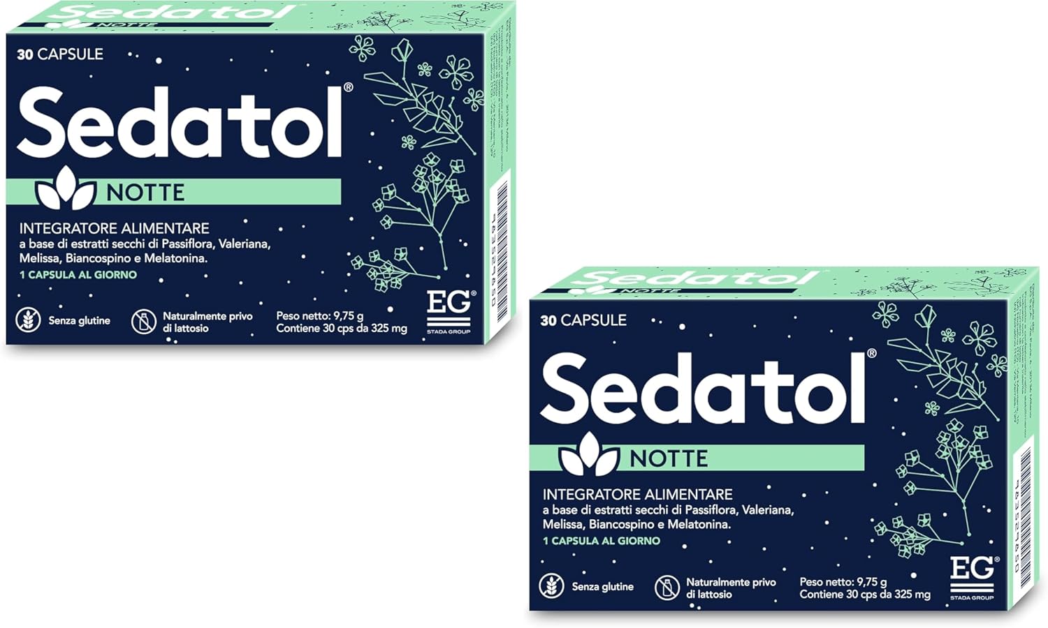 SEDATOL Notte Per Dormire Bene e Vivere Meglio La Giornata - 60 Capsule