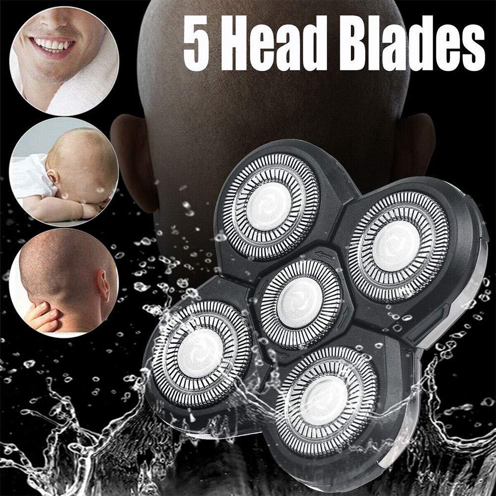 5 Head Shaver Heads, 2PCS Shaver Blade Heads Shaver Replacement for Electric Razor Shaving Bald Tool, Head and Face Electric Razor Shaver Head, Not Fit for Remington Razors and Skull Rotary Razors - Image 4