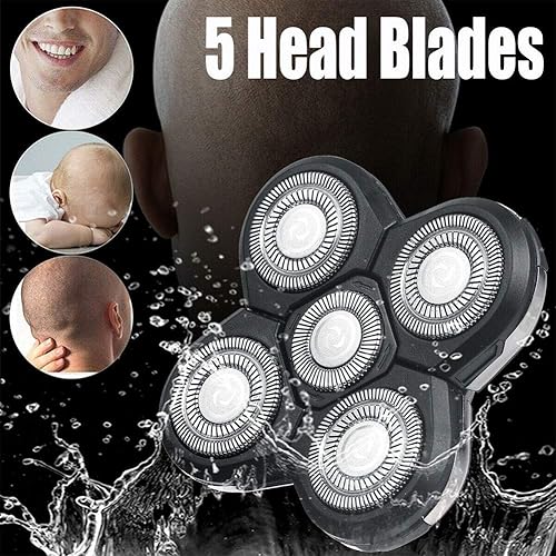 Miniatura 4 de 5 Head Shaver Heads, 2PCS Shaver Blade Heads Shaver Replacement for Electric Razor Shaving Bald Tool, Head and Face Electric Razor Shaver Head, Not