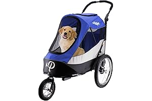 Petique Trailblazer Pet Jogger Stroller for Medium Dogs