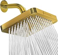 Vista 28 de SparkPod Cabezal de ducha – Lluvia de alta presión – Diseño de lujo de alta calidad – Reemplazo ajustable fácil de limpiar para tus cabezales