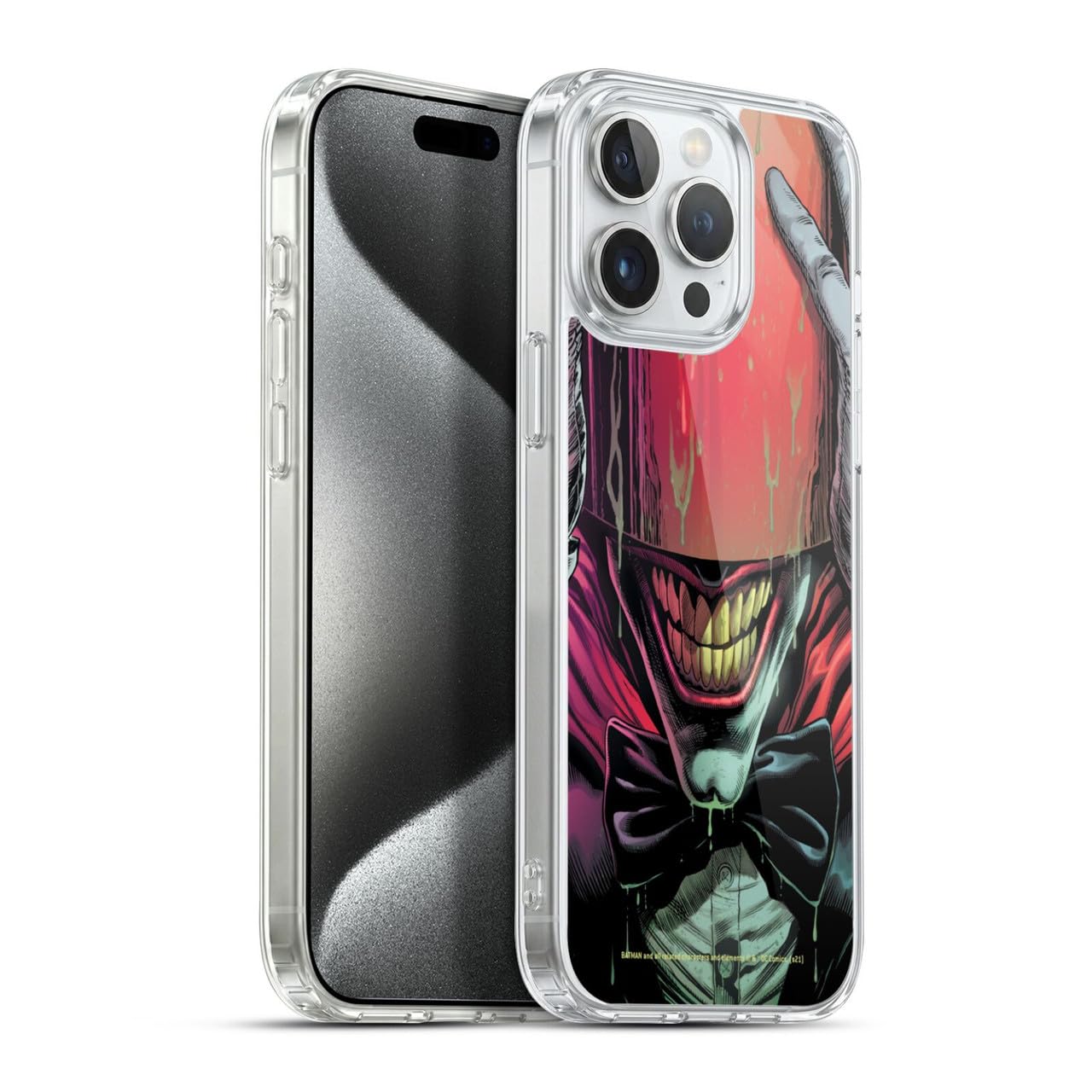 Funda iPhone 15 Pro Max antiarañazos diseño Batman Red Hood elástica y cómoda 7