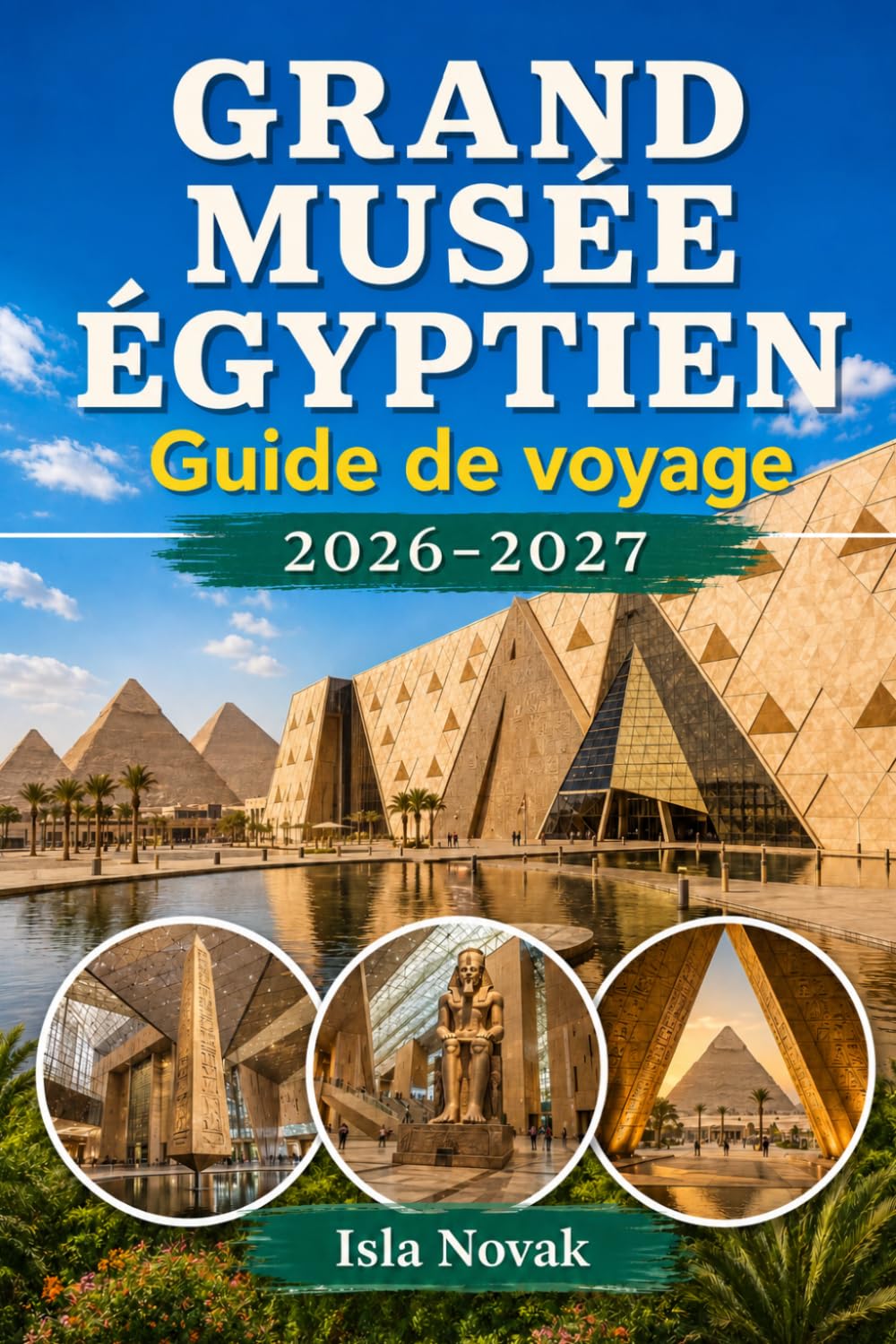 GRAND MUSÉE ÉGYPTIEN Guide de voyage 2026-2027: Guide du visiteur pour la première fois sur GEM, les trésors de Toutankhamon, les pyramides de Gizeh, ... du musée et les conseils de voyage au Caire.