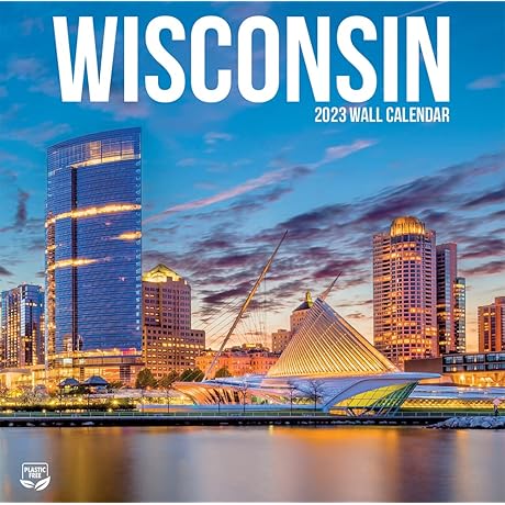 TURNER PHOTOGRAPHIC Wisconsin 12X12 Monthly Photo Wall Calendar (2022)