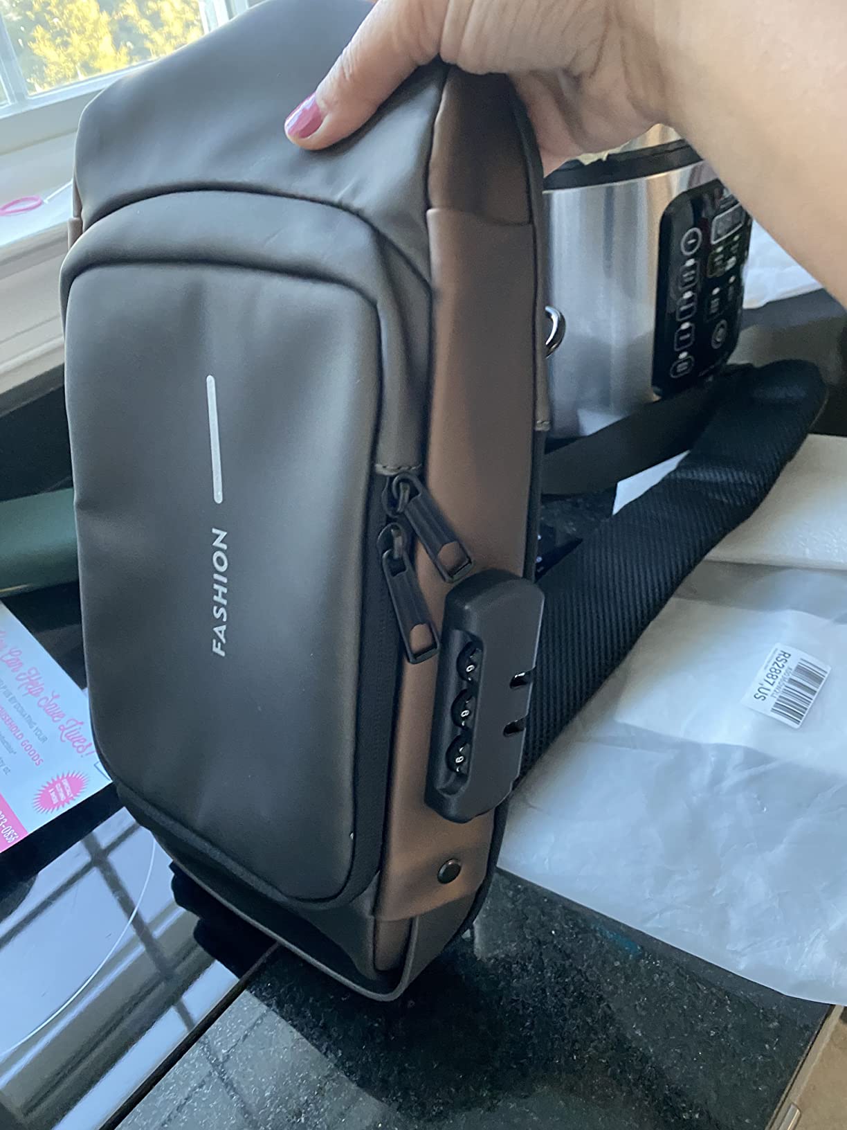 Looks exactly like the picture, but mostly for carrying front
