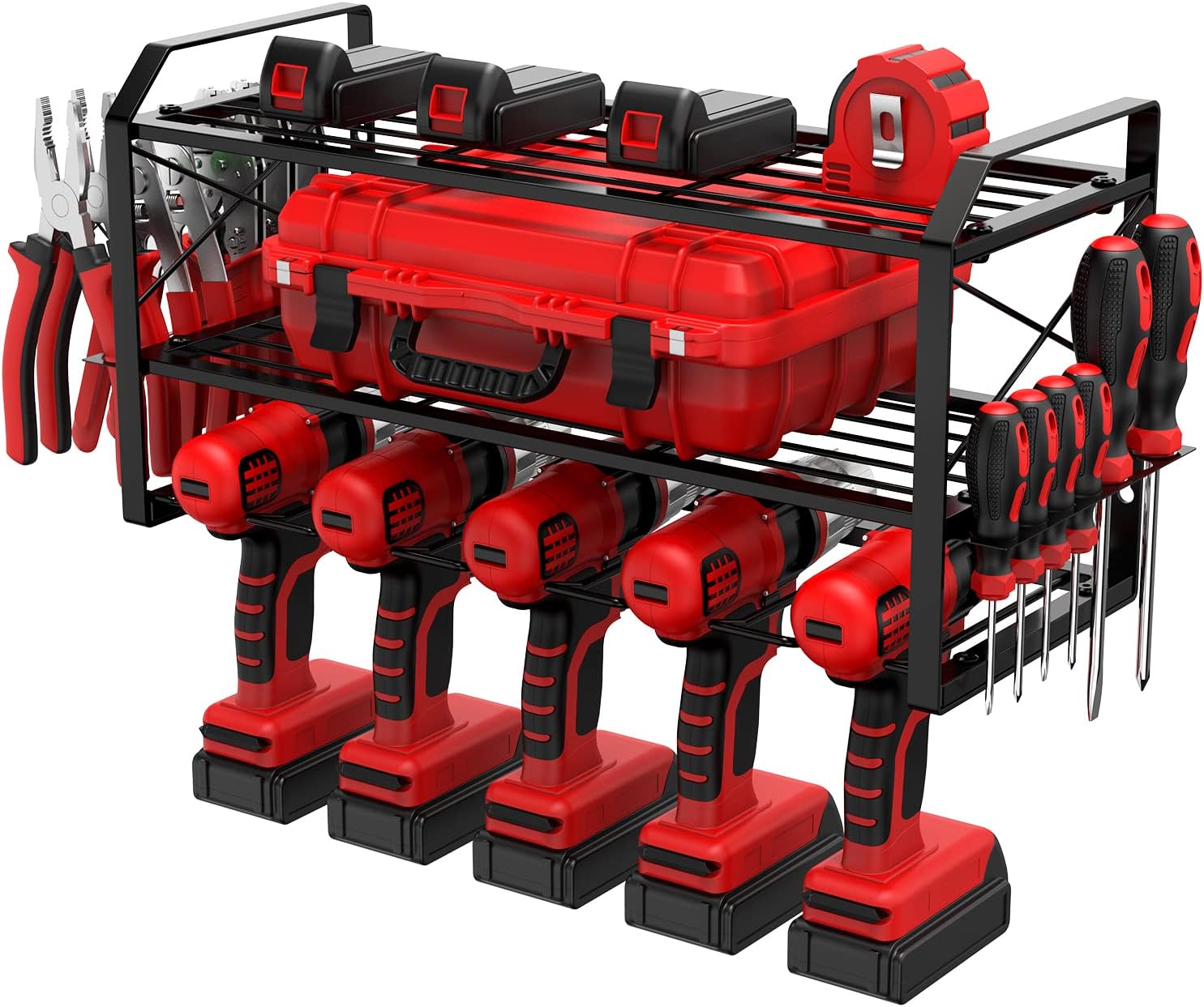 Keten Power Tool Organizer, Wall Mount Cordless Drill