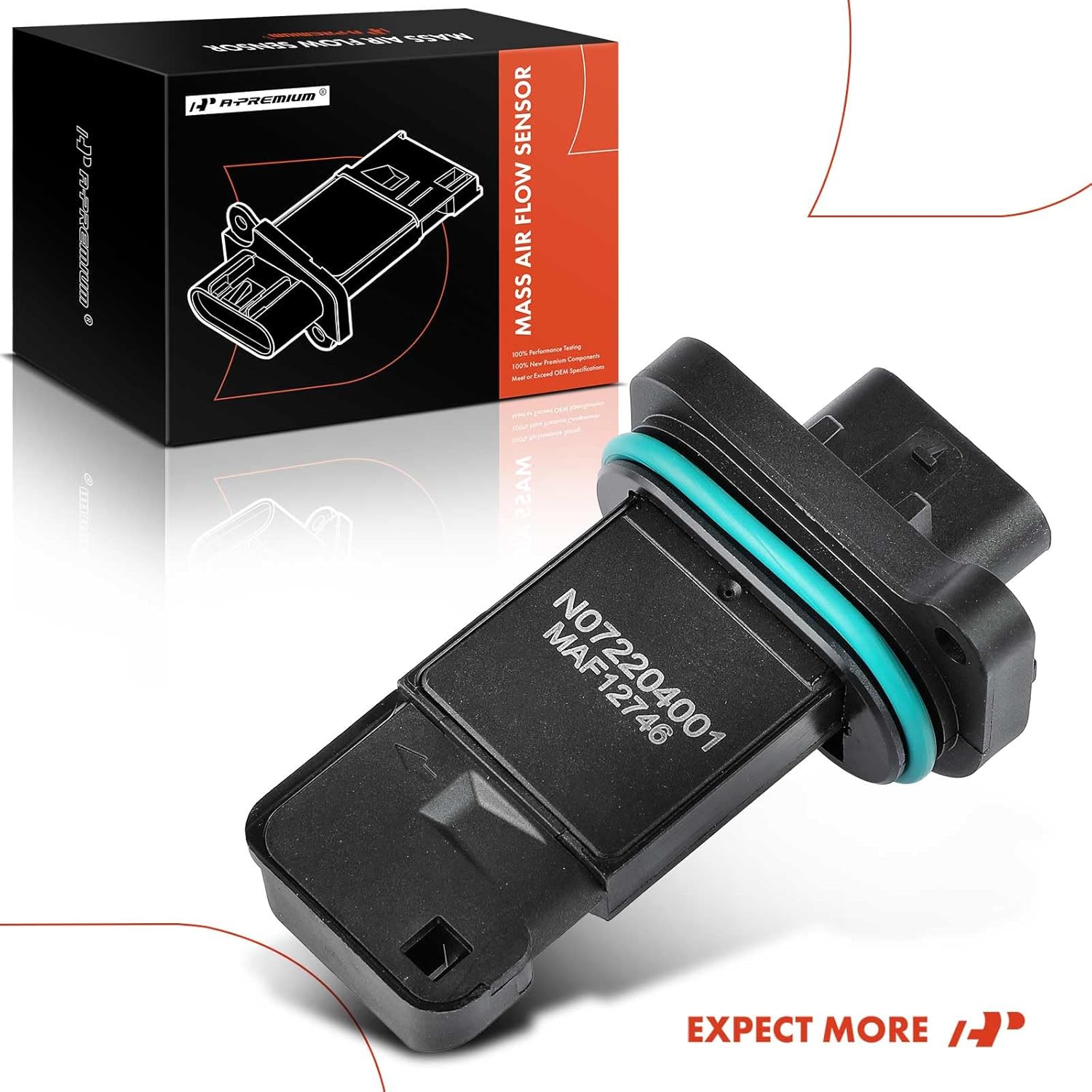 A-Premium Mass Air Flow Sensor Meter [5-Pins] Compatible with BMW 335i 2012-2016, 435i/M235i 2014-2016, ActiveHybrid 3 2013-2015, M2 2016-2017, Replace# 280218280, 280218279