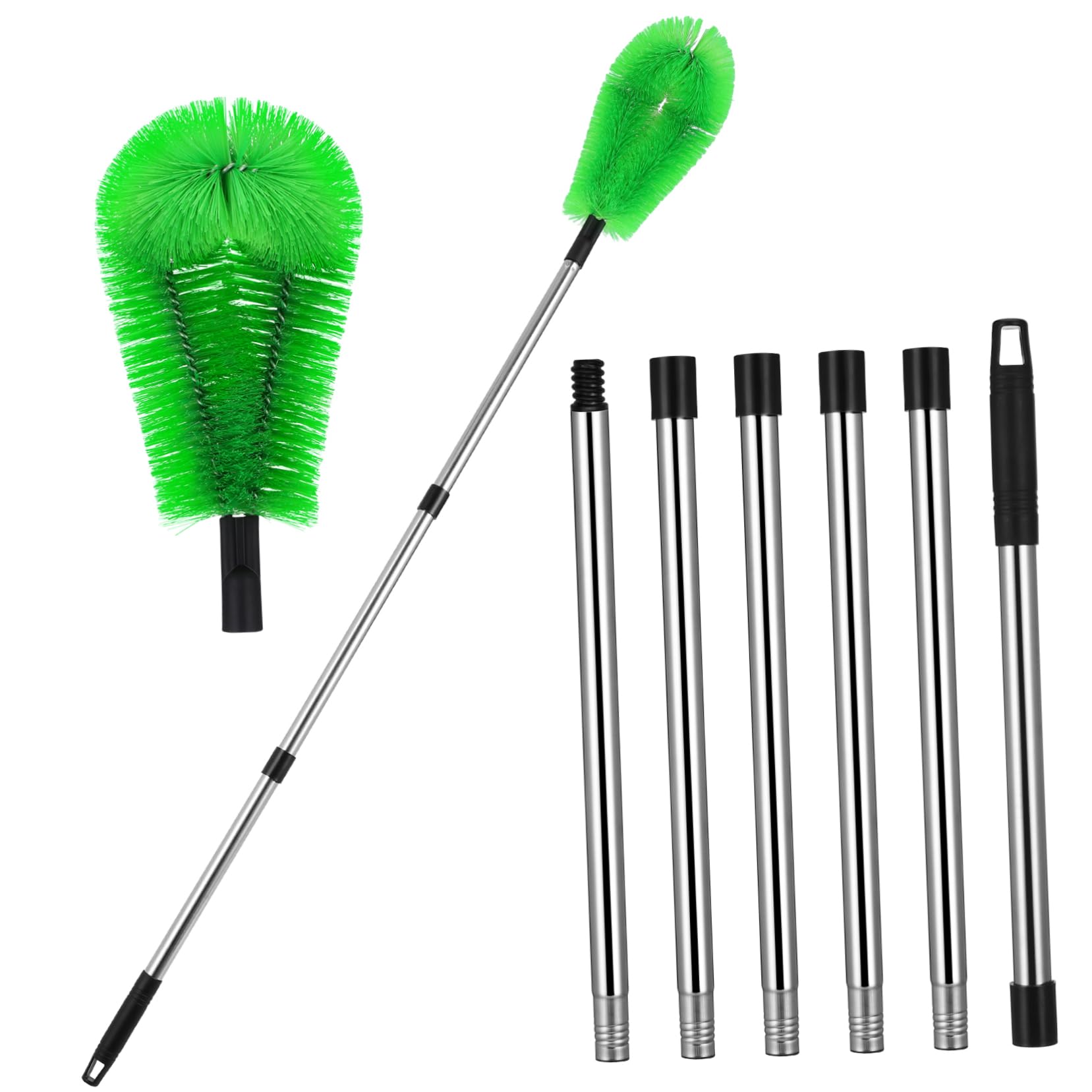 POPETPOP 1juego Limpiador De Canalones Ajustable Cepillo Flexible y Telescópico Para y Áreas De Difícil Herramienta De Limpieza De Canalones y Cepillos y