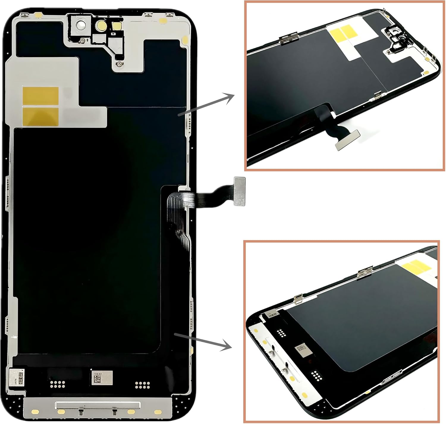 for iPhone 14 Pro Max Screen Replacement for iPhone 14 Pro Max LCD Screen Replacement for iPhone 14 Pro Max A2894 A2651 A2893 LCD Display Touch Screen Assembly Repair Parts